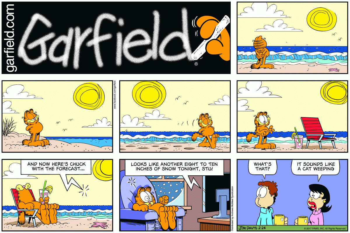 Garfield, February 26, 2017