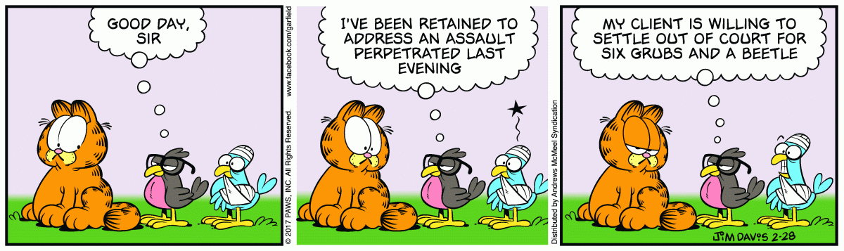Garfield, February 28, 2017