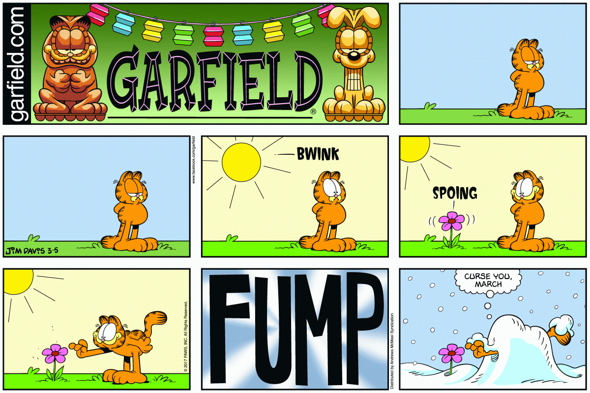 Garfield, March 5, 2017