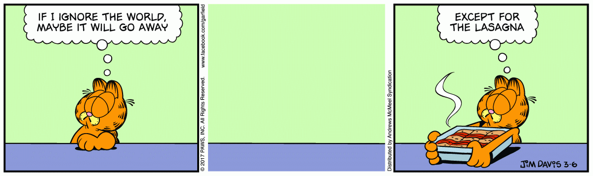 Garfield, March 6, 2017