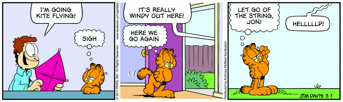 Garfield, March 7, 2017