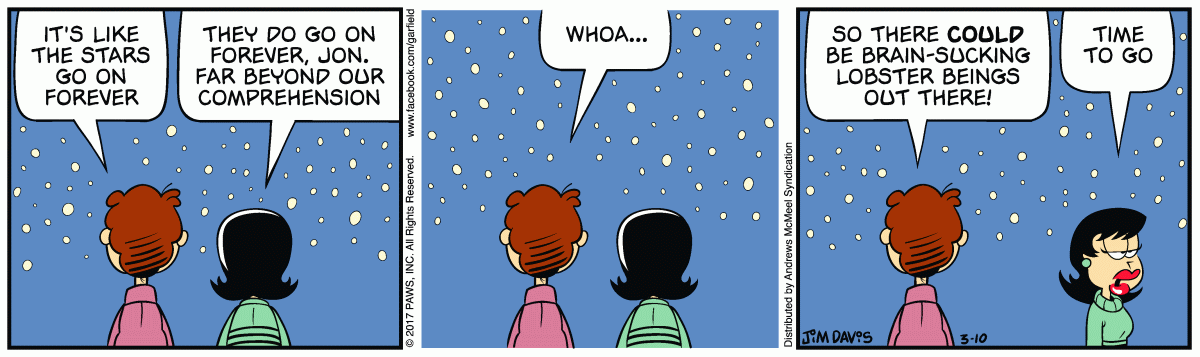 Garfield, March 10, 2017