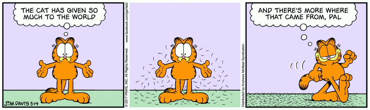 Garfield, March 14, 2017