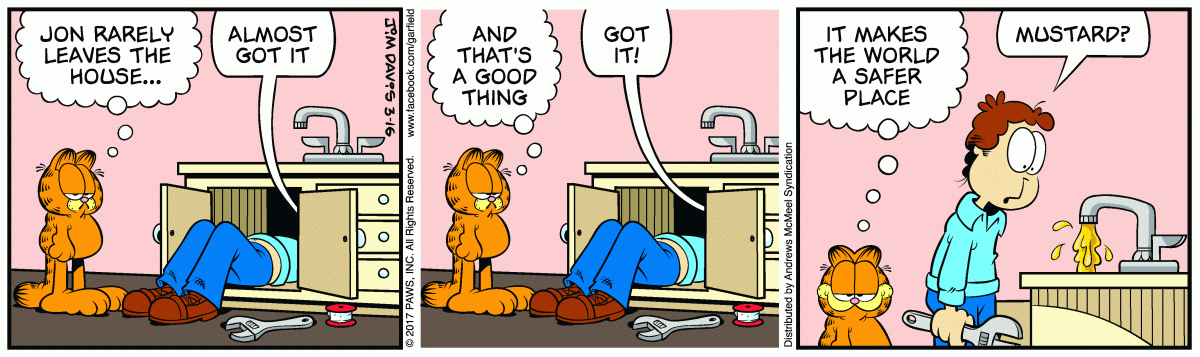 Garfield, March 16, 2017