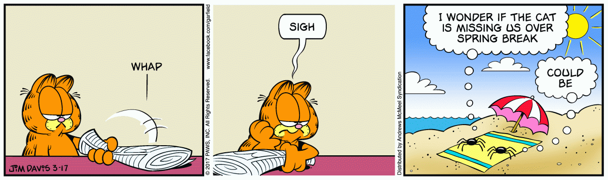 Garfield, March 17, 2017