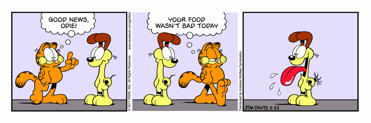Garfield, March 22, 2017