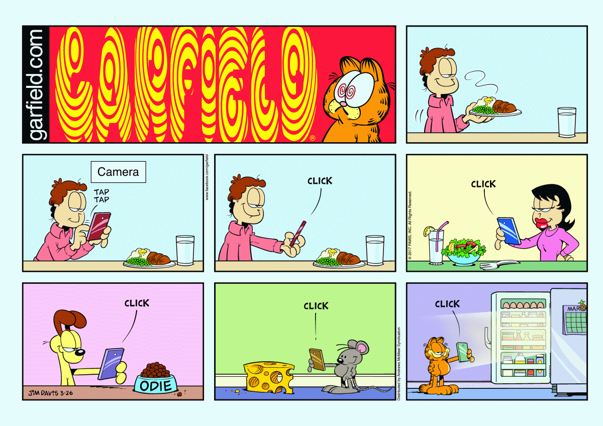 Garfield, March 26, 2017