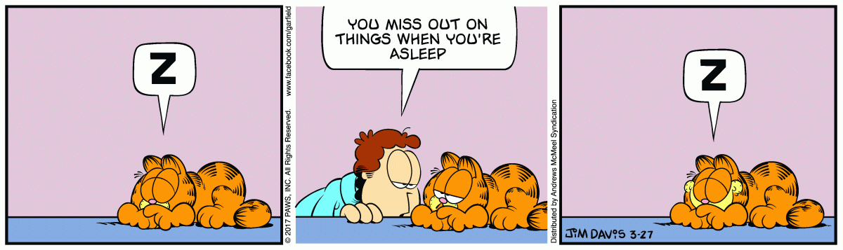 Garfield, March 27, 2017