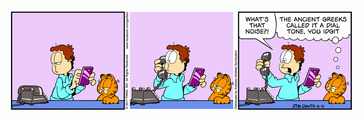 Garfield, April 4, 2017