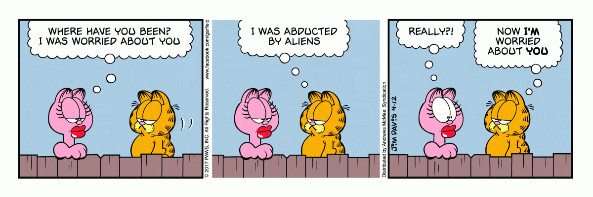 Garfield, April 12, 2017