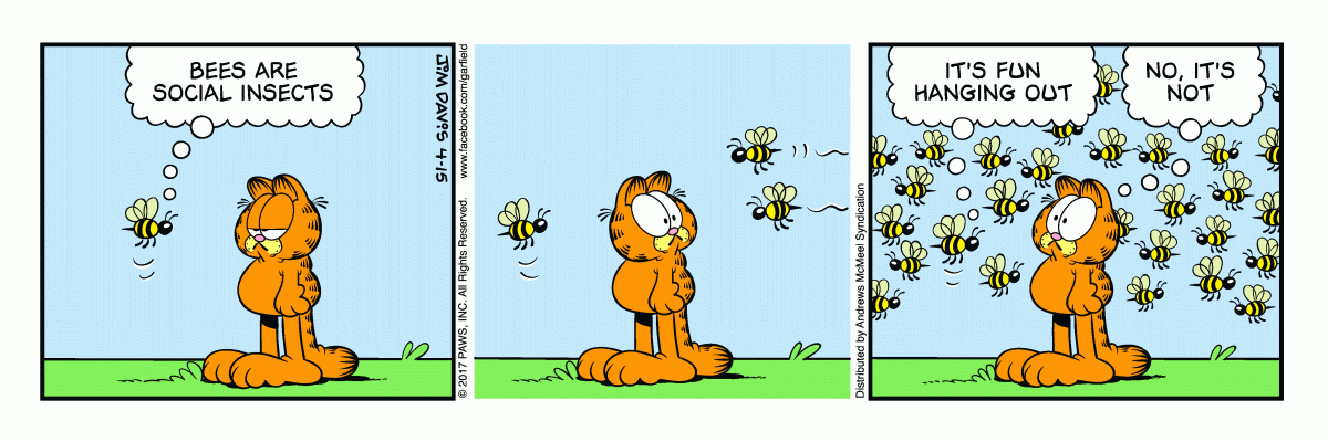Garfield, April 15, 2017