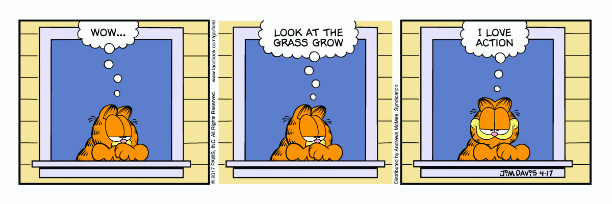 Garfield, April 17, 2017