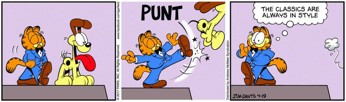 Garfield, April 19, 2017