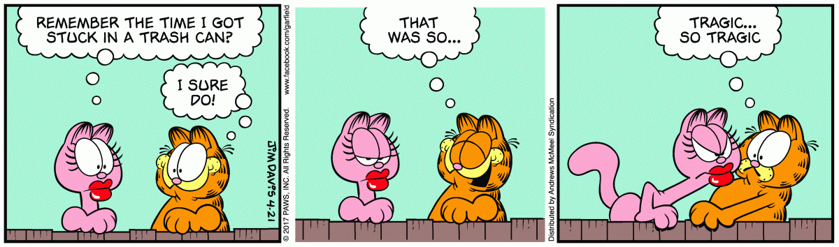 Garfield, April 21, 2017