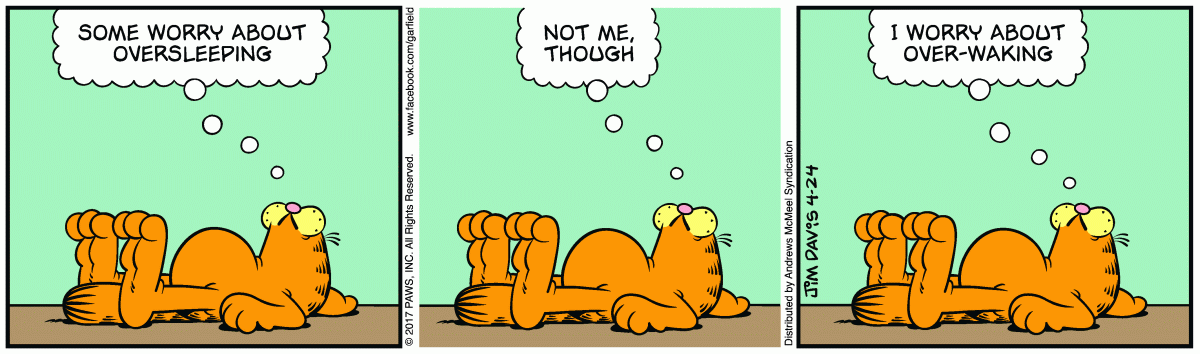 Garfield, April 24, 2017