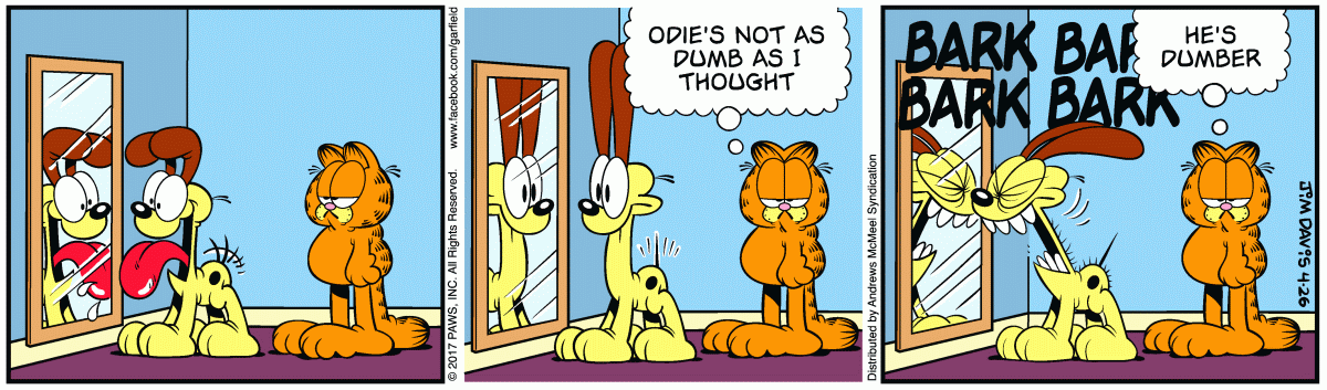 Garfield, April 26, 2017
