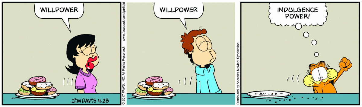 Garfield, April 28, 2017