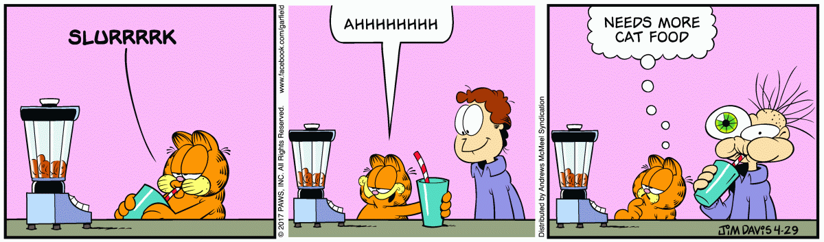 Garfield, April 29, 2017
