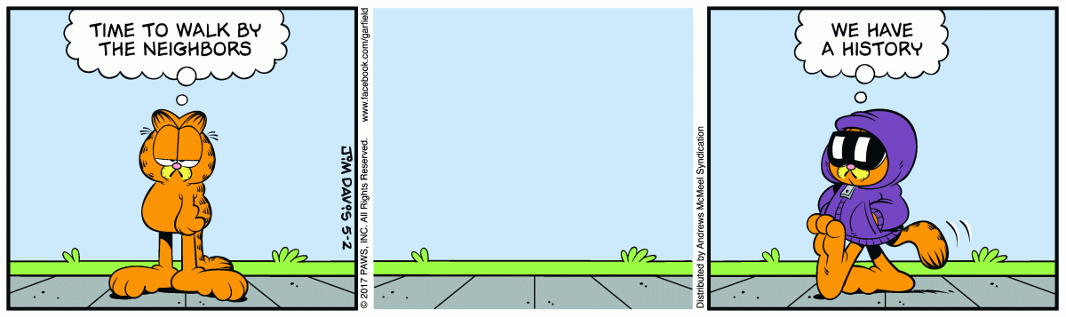 Garfield, May 2, 2017