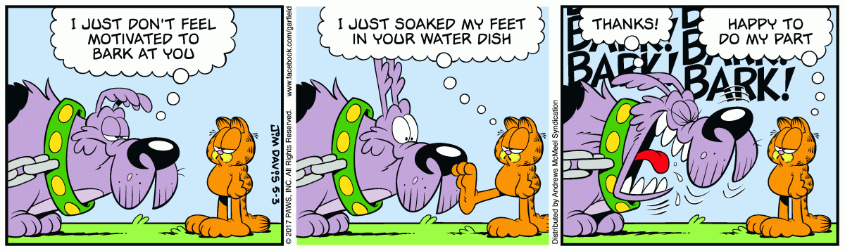Garfield, May 3, 2017