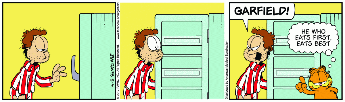 Garfield, May 4, 2017