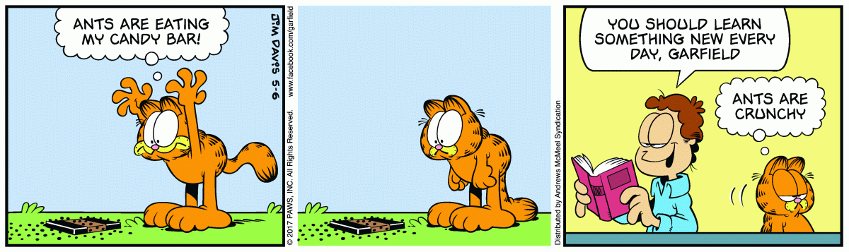 Garfield, May 6, 2017
