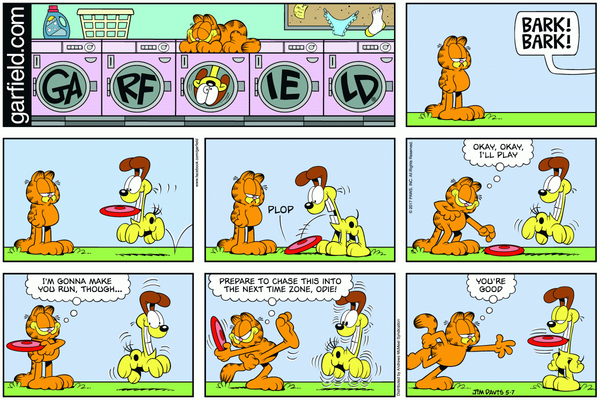 Garfield, May 7, 2017