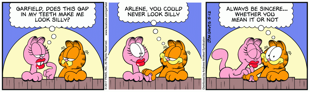 Garfield, May 12, 2017