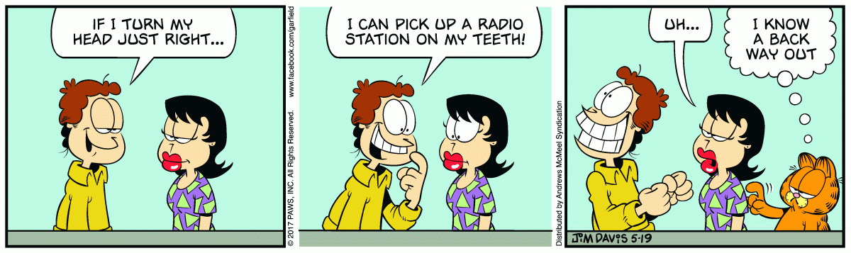 Garfield, May 19, 2017