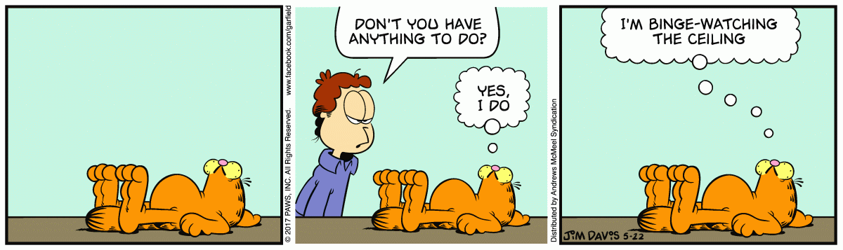 Garfield, May 22, 2017