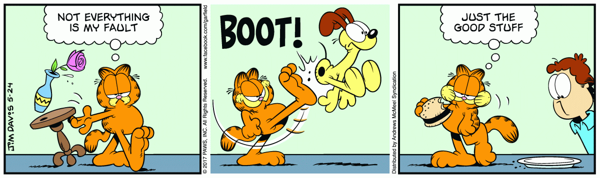 Garfield, May 24, 2017