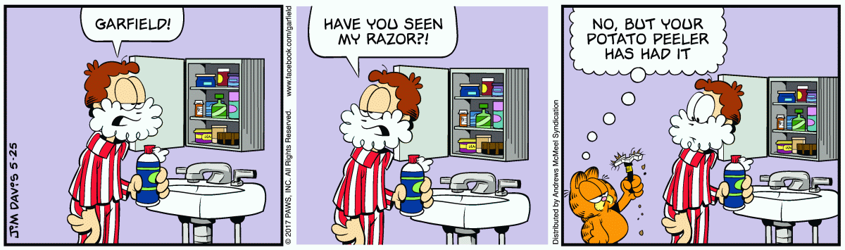 Garfield, May 25, 2017