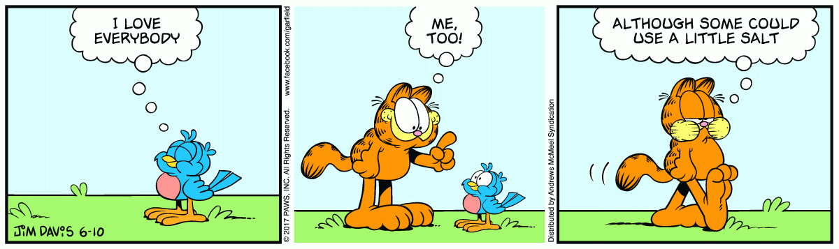 Garfield, June 10, 2017