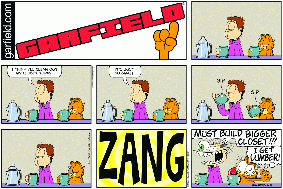Garfield, June 11, 2017