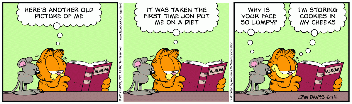 Garfield, June 14, 2017