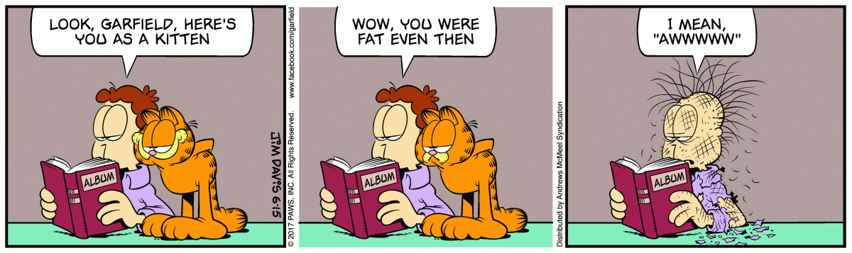 Garfield, June 15, 2017