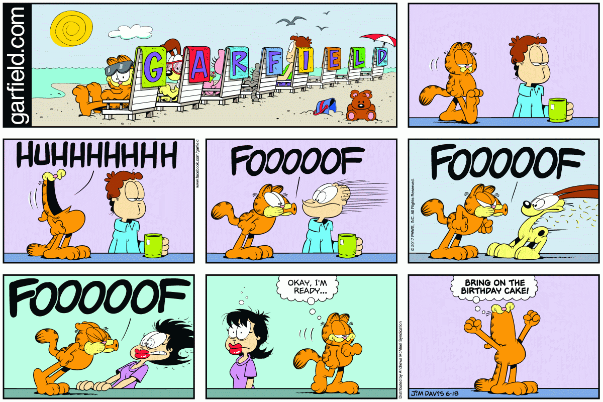 Garfield, June 18, 2017