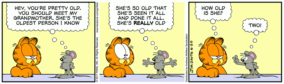 Garfield, June 20, 2017