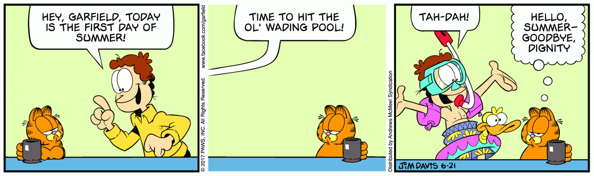 Garfield, June 21, 2017