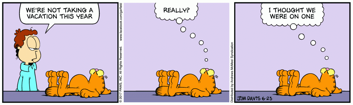 Garfield, June 23, 2017