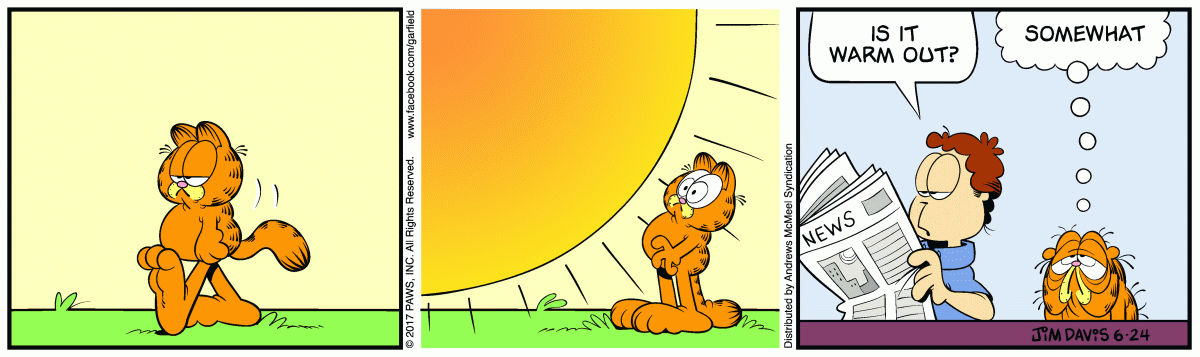 Garfield, June 24, 2017