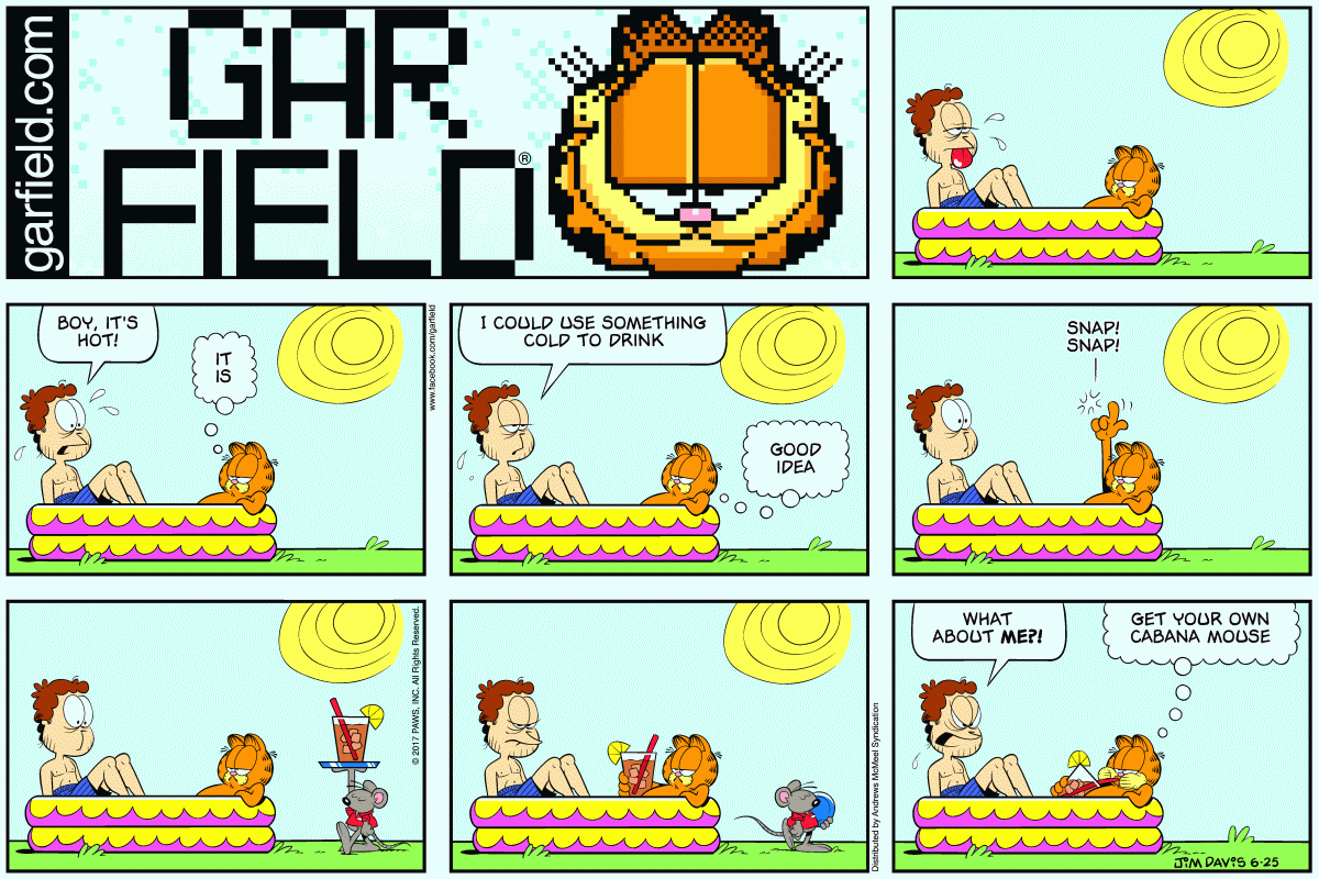 Garfield, June 25, 2017