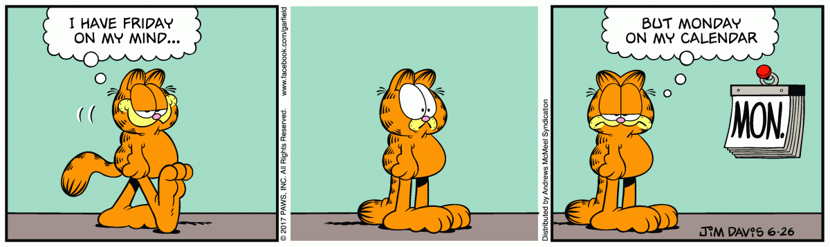 Garfield, June 26, 2017