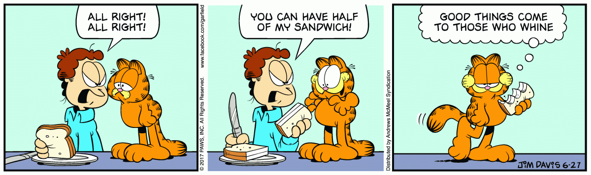 Garfield, June 27, 2017