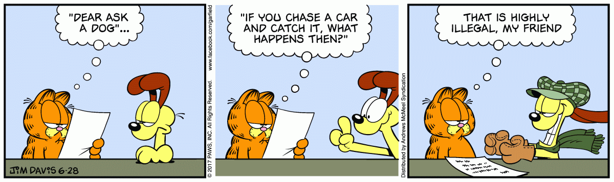 Garfield, June 28, 2017