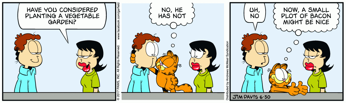 Garfield, June 30, 2017