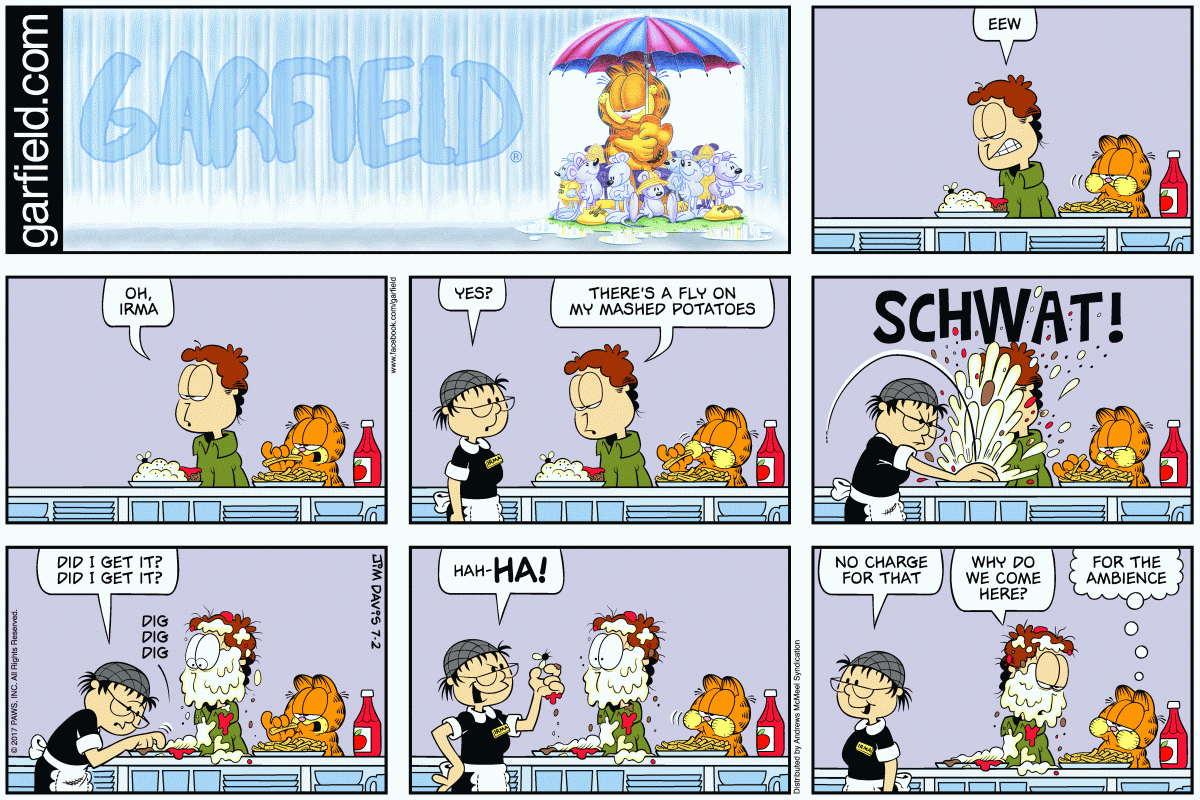 Garfield, July 2, 2017