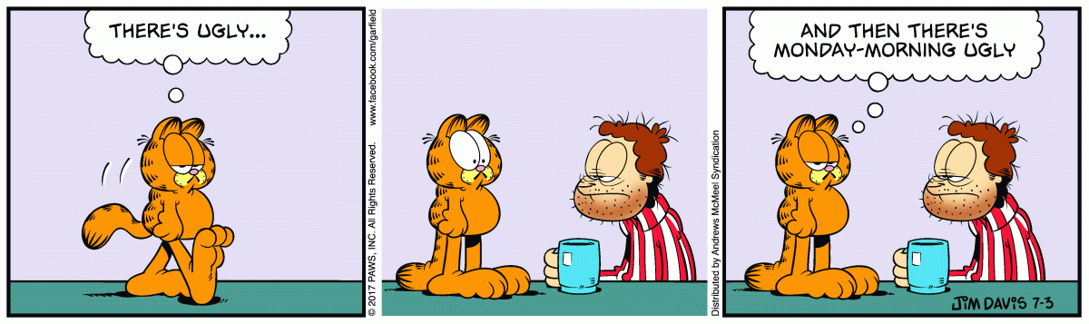 Garfield, July 3, 2017