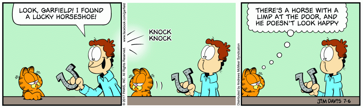 Garfield, July 6, 2017