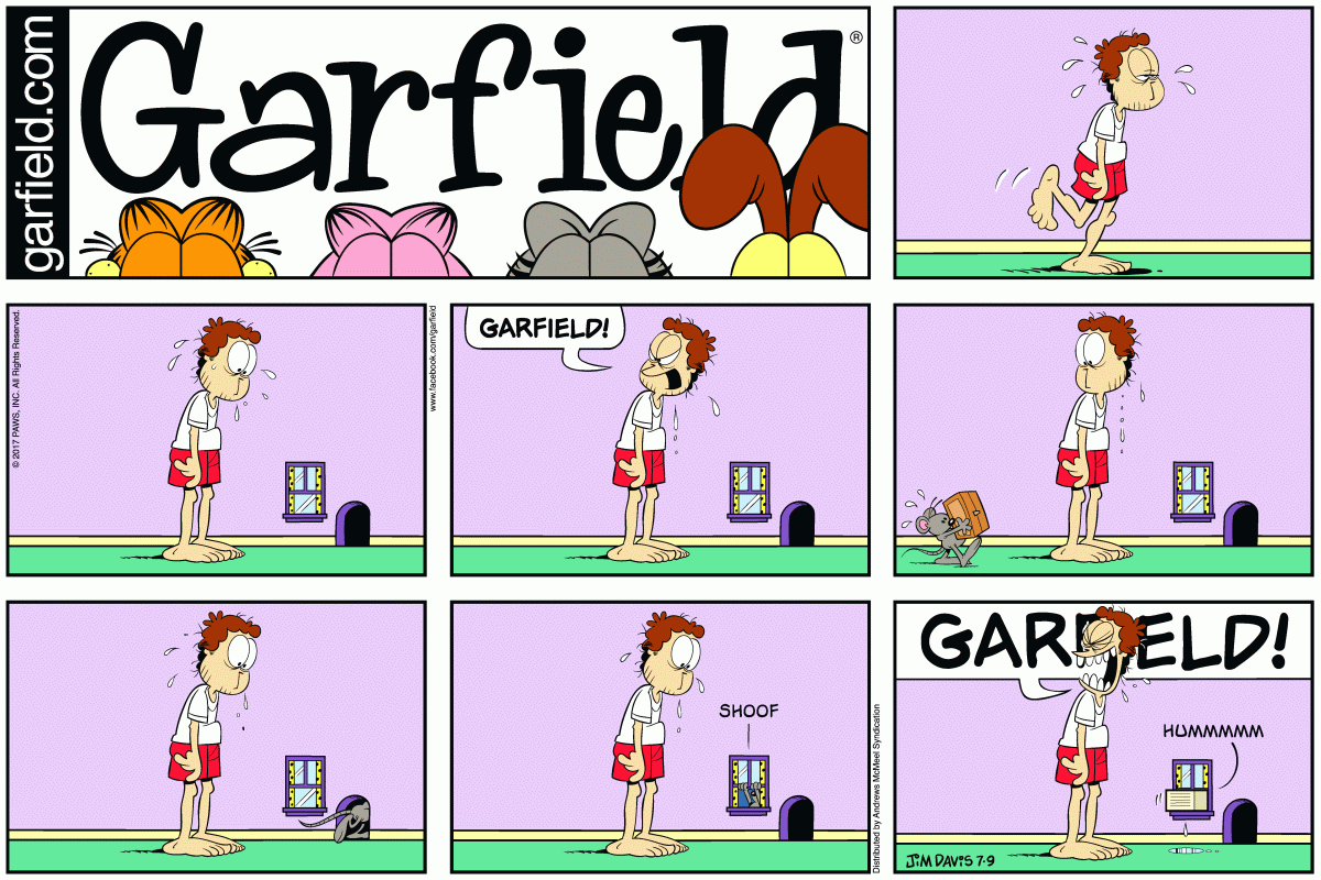 Garfield, July 9, 2017